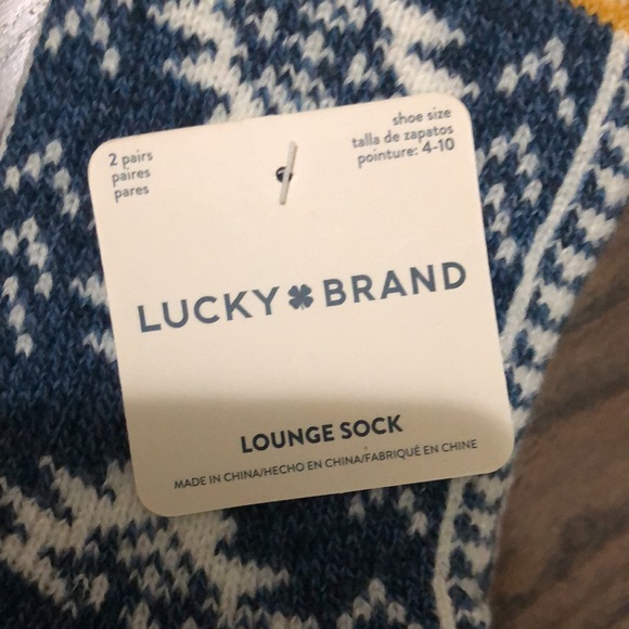 NWT Lucky Brand lounge Socks - Picture 5 of 6
